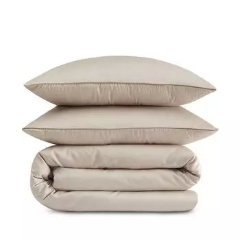 Постельное белье из лиоцелла, 3 предмета, однотонное на молнии 200х220 см, дизайн бежевый UE-825 Eftelia Textile GmbH