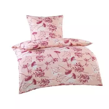 Постельное белье из микрофибры 135 х 200 2 шт HTI-Living, коричневый