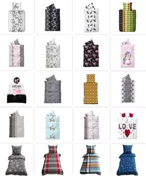 Постельное белье из микрофибры 135 х 200 см. Комплект пододеяльников из 4 шт./2 шт., размер: 2 шт. 135 х 200 см, цвет: 4 полоски розовый серый белый leonado vicenti