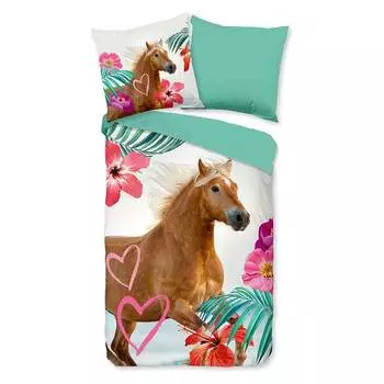 Постельное белье из микрофибры felda Pure, бирюзовый