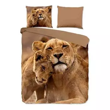 Постельное белье из микрофибры lovely Pure, коричневый