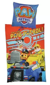 Постельное белье из микрофибры Paw Patrol 135 х 200 см / 80 х 80 см