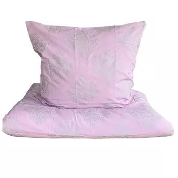 Постельное белье из микрофибры с украшениями блестками 135х200 и 80х80 комплект 2 шт. 4 шт Белый Сиреневый Синий: Розовый / 2 шт aboutyourhome-shop