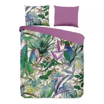 Постельное белье из микрофибры тикала Pure, бирюзовый