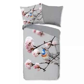 Постельное белье из микрофибры юл Pure, серый