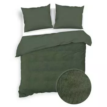 Постельное белье из микрофибры velluto a coste Zo!Home, зеленый