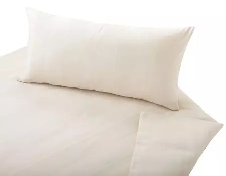Постельное белье из органического сатина Cotonea Наволочка Superbe одноцветная натуральный 001 размер 40x80 см