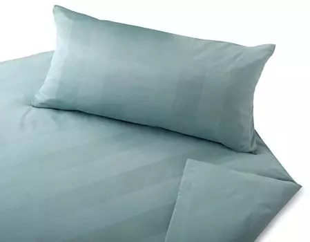 Постельное белье из органического сатина Cotonea Комплект Superbe цвет Atlantic i080 размер 200х200+2х80х80 см