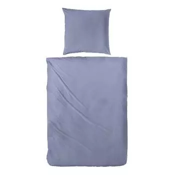Постельное белье из перкаля smood uni Hahn Haustextilien Gmbh, синий