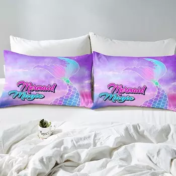 Постельное белье из рыбьей чешуи для девочек Erosebridal, Multi 1