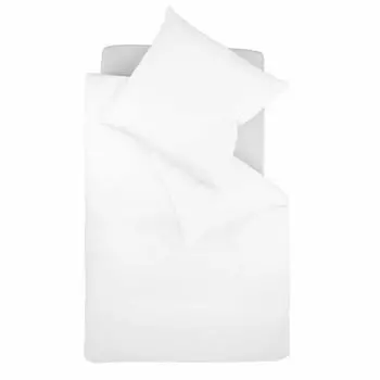 Постельное белье из сатина fleuresse цвет 200х220 см + 2 шт. 80х80 см белый