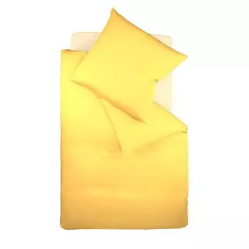 Постельное белье из сатина fleuresse цвет 200х220 см + 2 шт. 80х80 см желтый