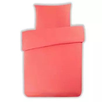 Постельное белье из сирсакера из микрофибры простой структуры 2 шт. 4 шт 135х200 80х80 Оранжевый Коралл: 2шт aboutyourhome-shop