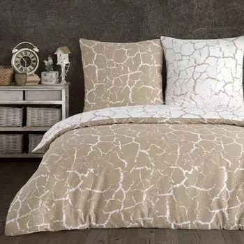 Постельное белье из трех предметов 200х220 хлопок, постельное белье Renforce - комплект пододеяльник постельный комплект на молнии Buymax