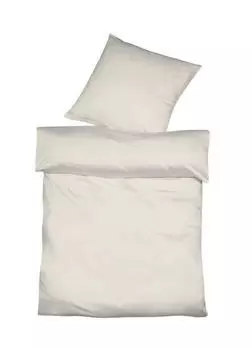 Постельное белье изделия имитация льна прованс Fleuresse, белый