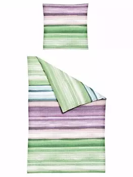 Постельное белье JACK 2 tlg Seersucker 135x200cm Streifen, красочный