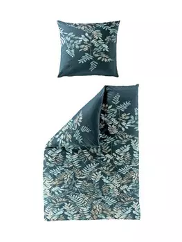 Постельное белье JACK 2 tlg Mako Satin 135x200cm Bltter, синий