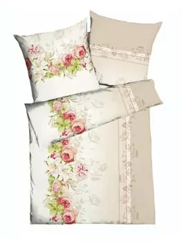 Постельное белье JACK 2 tlg Feinbiber 135x200cm Marianne Blumen, натуральный