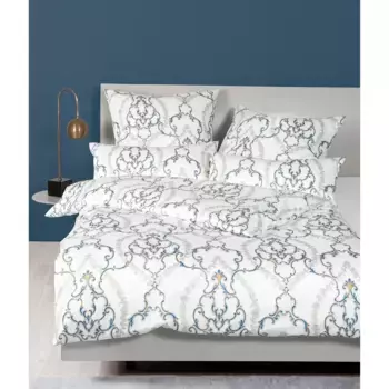 Постельное белье Janine «CARMEN S 55058», на молнии, цвет imperium/blau