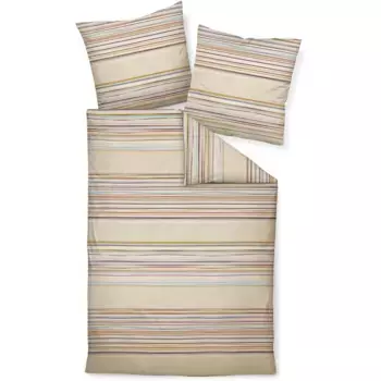 Постельное белье Janine «DAVOS65153 07», на молнии, цвет naturell