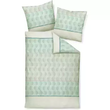 Постельное белье Janine «DAVOS65155 07», на молнии, цвет salbeigrn granat