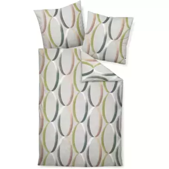 Постельное белье Janine «DAVOS65156 08», на молнии, цвет platin