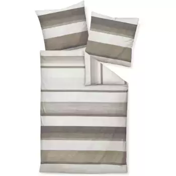 Постельное белье Janine «DAVOS65158 07», на молнии, цвет schiefer