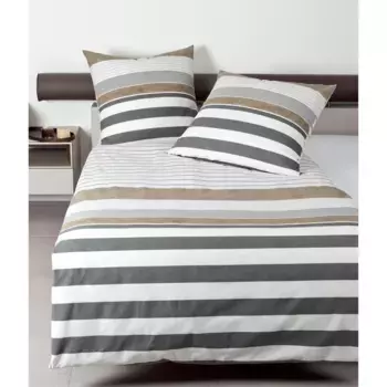 Постельное белье Janine «DAVOS 65056», на молнии, цвет natur