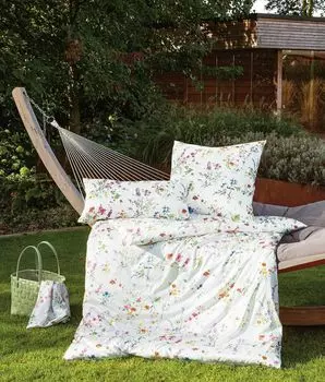 Постельное белье Janine Interlock Fine Jersey Carmen S 55085-09 многоцветное 135x200 см + 80x80 см Original Janine