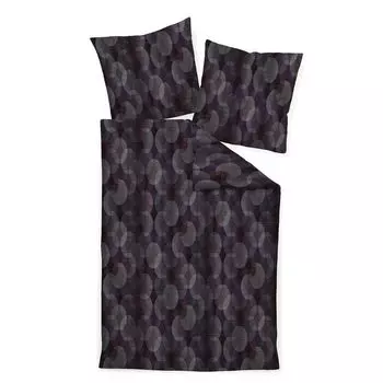Постельное белье Janine Interlock Fine Jersey Carmen S 55073-05 Наволочка темно-фиолетовая одинарная 80х80 см Original Janine