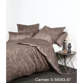 Постельное белье Janine «Interlock-Jersey55093 06 135X200, 80x80», на молнии, цвет schoko