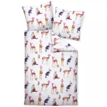 Постельное белье Janine «Mako-Satin42115 09*155Х220.80х80», 9, цвет multicolor