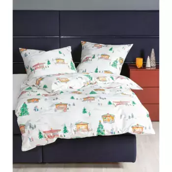 Постельное белье Janine «Мако-Сатин42134 09*155Х220.80х80», на молнии, цвет multicolor