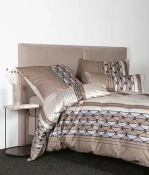 Постельное белье Janine Mako-Satin Milano 45089-07 наволочка натуральный орех одинарная 40х80 см Original Janine