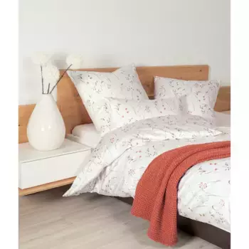 Постельное белье Janine «MILANO 45049», на молнии, цвет siena/natur