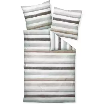 Постельное белье Janine «моменты98113 06», на молнии, цвет platin graphit naturell