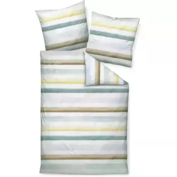 Постельное белье Janine «моменты98113 06», на молнии, цвет smaragdgrn flieder