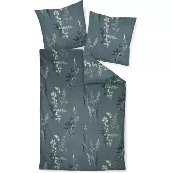 Постельное белье Janine «моменты98114 02», на молнии, цвет nachtschattenblau