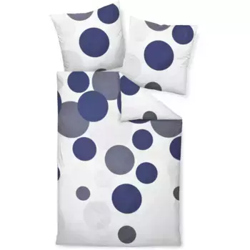 Постельное белье Janine «моменты98115 08», на молнии, цвет denimblau