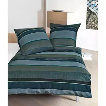 Постельное белье Janine «Моменты 98085», на молнии, цвет grnblau