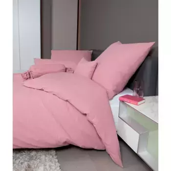 Постельное белье Janine «PIANO 0125», из мягкого хлопка, из 100 % хлопка, с застежкой-молнией, легкое в уходе, тонкая нить, не гладить, регулирует температуру, сертифицировано MADE IN GREEN, цвет kreideros