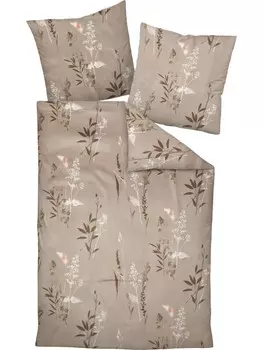 Постельное белье Janine, серо-коричневый