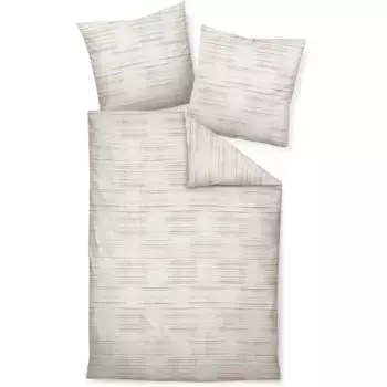 Постельное белье Janine «Шиншилла S78061 07», на молнии, цвет naturell