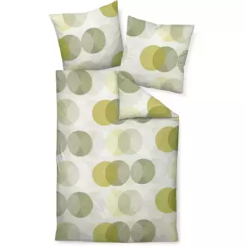 Постельное белье Janine «Шиншилла S78062 06», на молнии, цвет rauchgrn