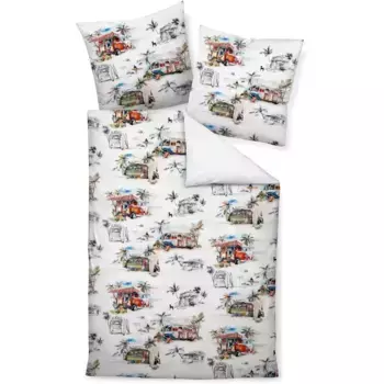 Постельное белье Janine «современное искусство 42075», на молнии, цвет multicolor