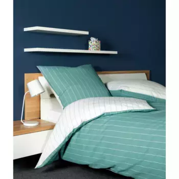 Постельное белье Janine «TANGO20020 16 155x200, 80x80», на молнии, цвет mineralgrn