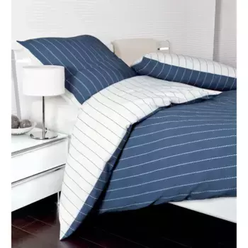 Постельное белье Janine «TANGO20020 16 155x200, 80x80», на молнии, цвет blau