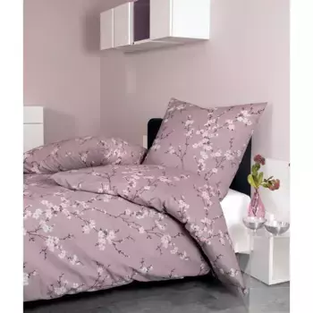 Постельное белье Janine «TANGO20076 05», на молнии, цвет rosenlila