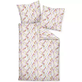 Постельное белье Janine «TANGO20133 09 135X200, 80x80», на молнии, цвет violett bernstein oliv