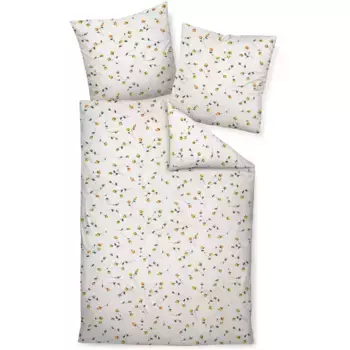 Постельное белье Janine «TANGO2174 02 155х200, 80х80», на молнии, желтый